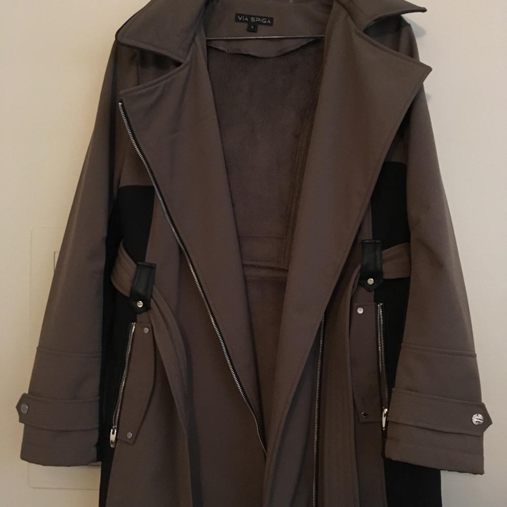 Via Spiga lined rain coat